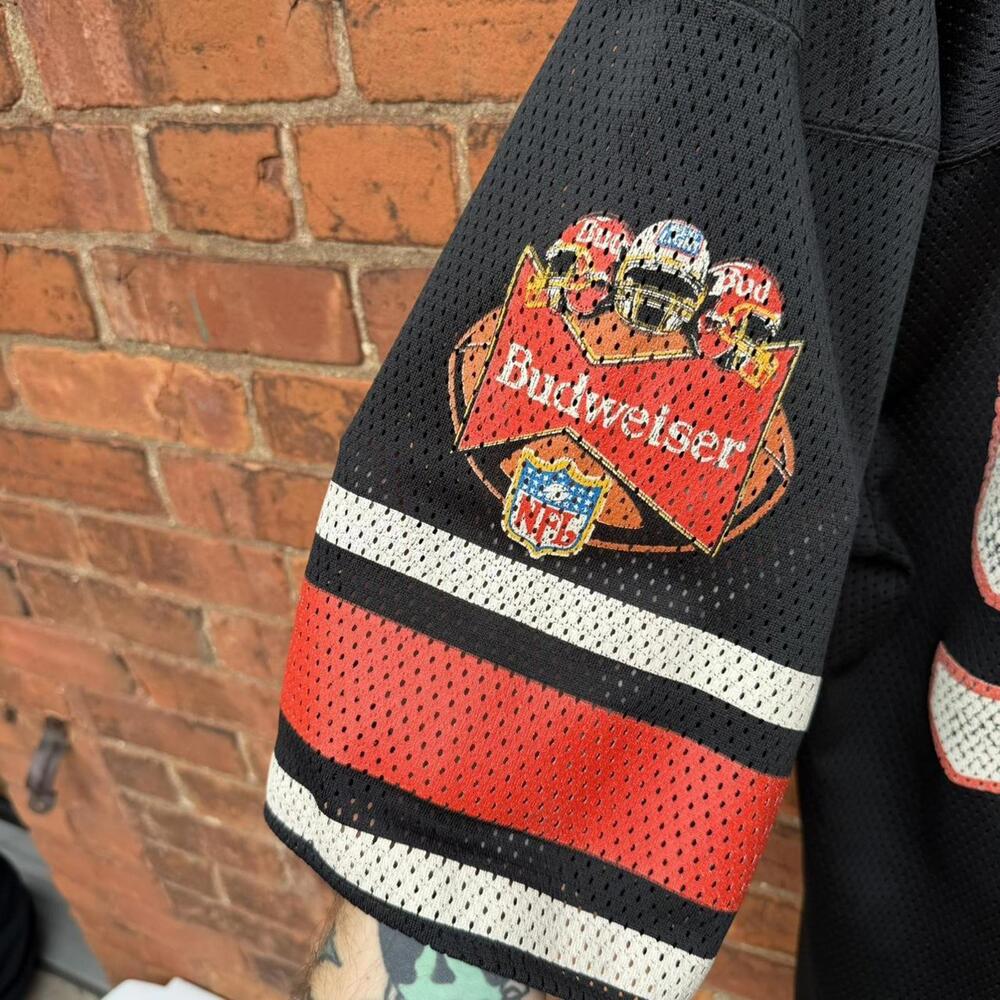 Vintage Budweiser nfl football jersey 90s XL - Picture 6 of 8